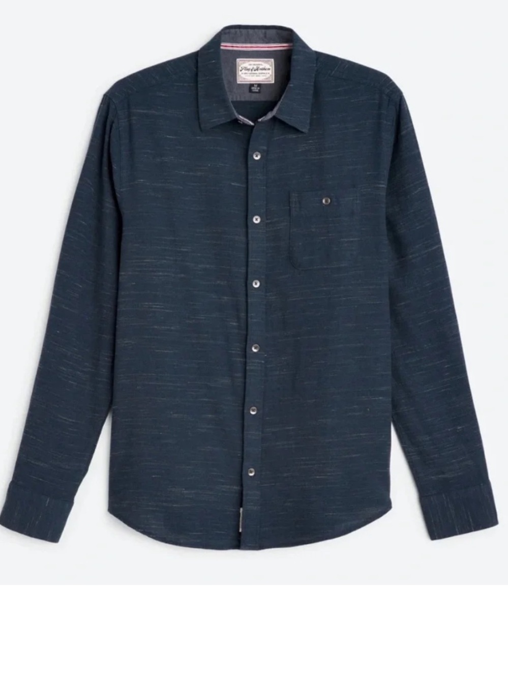 NWT!  Flag and Antham Navy Long-Sleeve Button-Down Shirt, size XXL